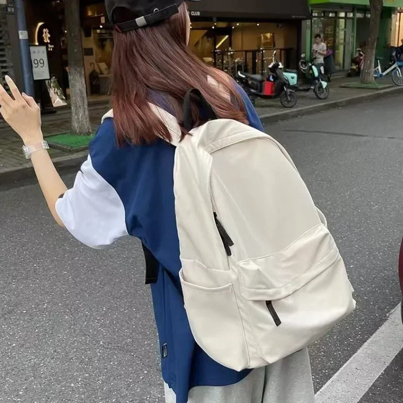 Waterproof Travel Backpack With Large Capacity Durable Versatile Nylon Computer Bag For Unisex blue