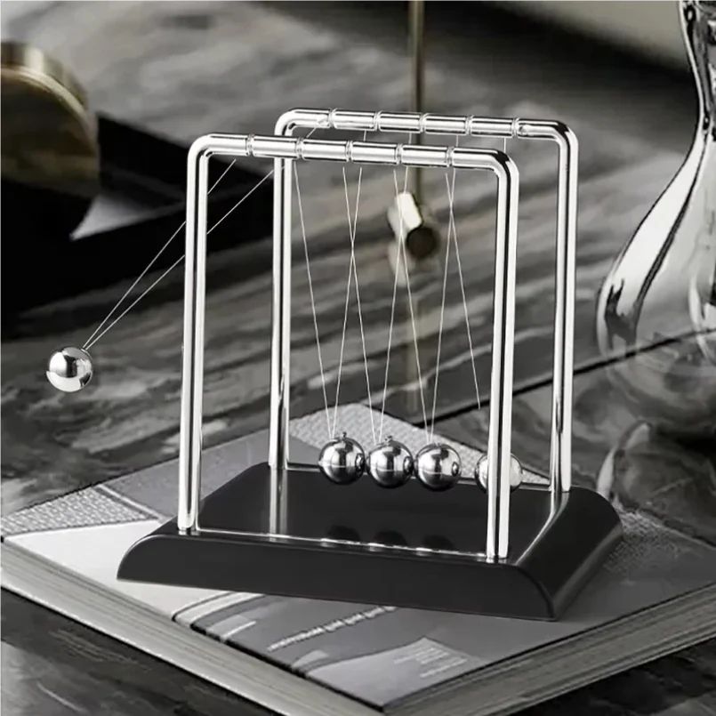 Newton's Cradle Balance Balls Desk Toy Physics Desk Toy For Office Decor And Stress Relief Newton's Cradle Balance Balls Desk Toy Physics Desk Toy For Office Decor And Stress Relief