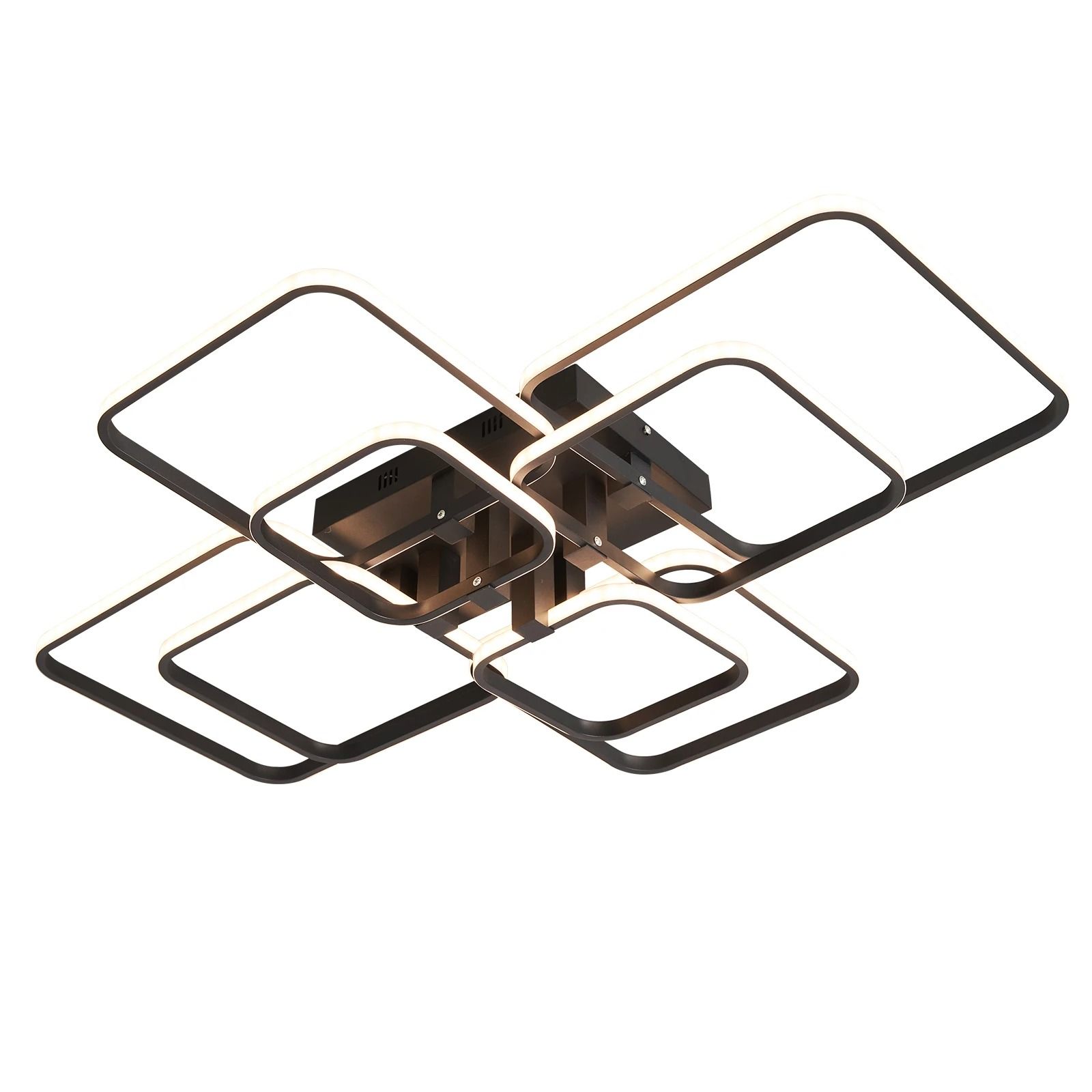 Modern LED Chandelier Ceiling Light Fixture For Living Room And Bedroom white 8 Arms Round