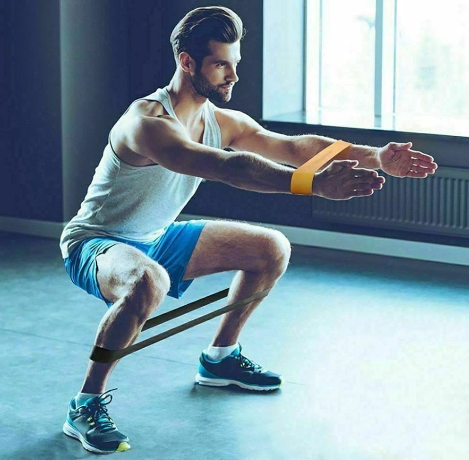 5 Level Resistance Bands Loop Set For Home Workout Fitness Yoga Glute Training 5 Level Resistance Bands Loop Set For Home Workout Fitness Yoga Glute Training