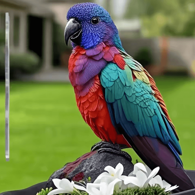 Colorful Parrot Garden Stake Decor Bright Outdoor Bird Ornament For Lawn, Patio & Home Decoration Colorful Parrot Garden Stake Decor Bright Outdoor Bird Ornament For Lawn, Patio & Home Decoration