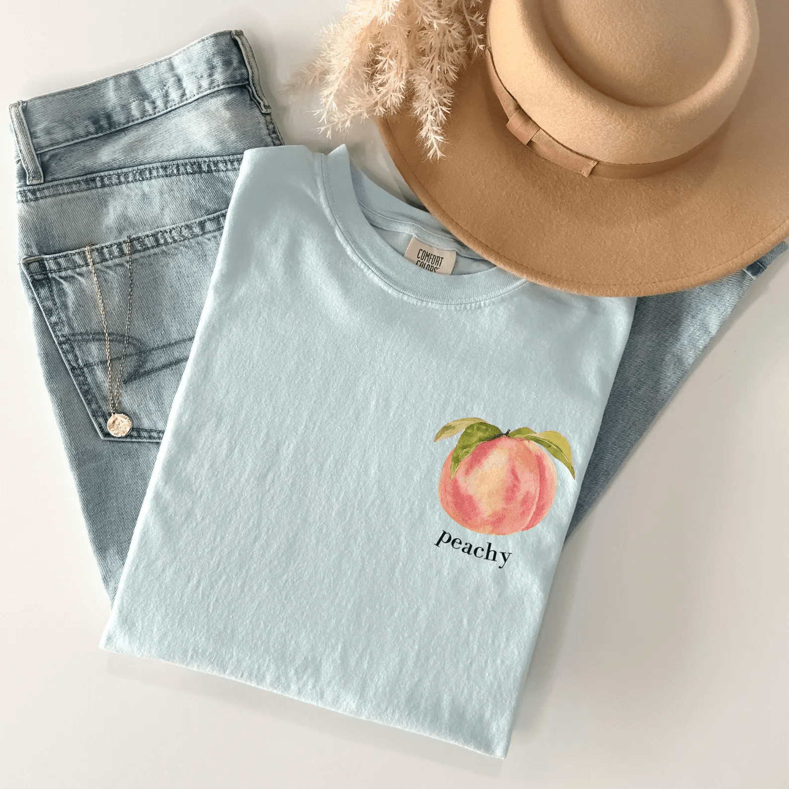 Peach Aesthetic Fruit Shirt Vintage Graphic Tee Cute Foodie Garden Plant Lover Gift green s t Shirt