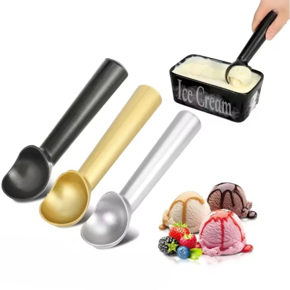 Professional Non Stick Ice Cream Scoop silver