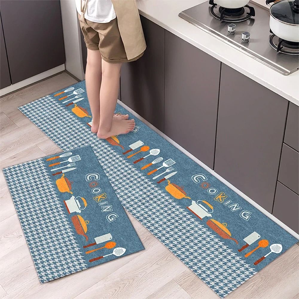 Soft Washable Non Slip Floor Mat Long Kitchen Bedside Runner Rug 25 50x160 Cm