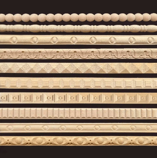 HeritageCraft Wood Carved Applique Vintage Furniture Corner Onlay Decor a 1.8cmx1pc