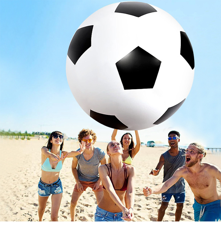 Kids Jumbo Beach Soccer Ball Outdoor Play PVC Lightweight Football Toy l