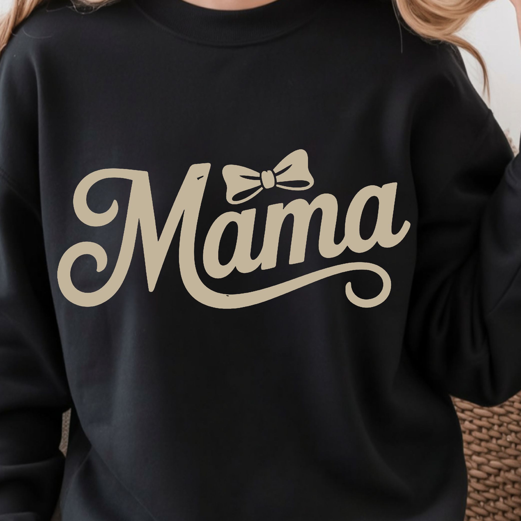 Coquette Mama Sweatshirt, Bow Mama Crewneck, Cute Mama Shirt white 2xl sweatshirt
