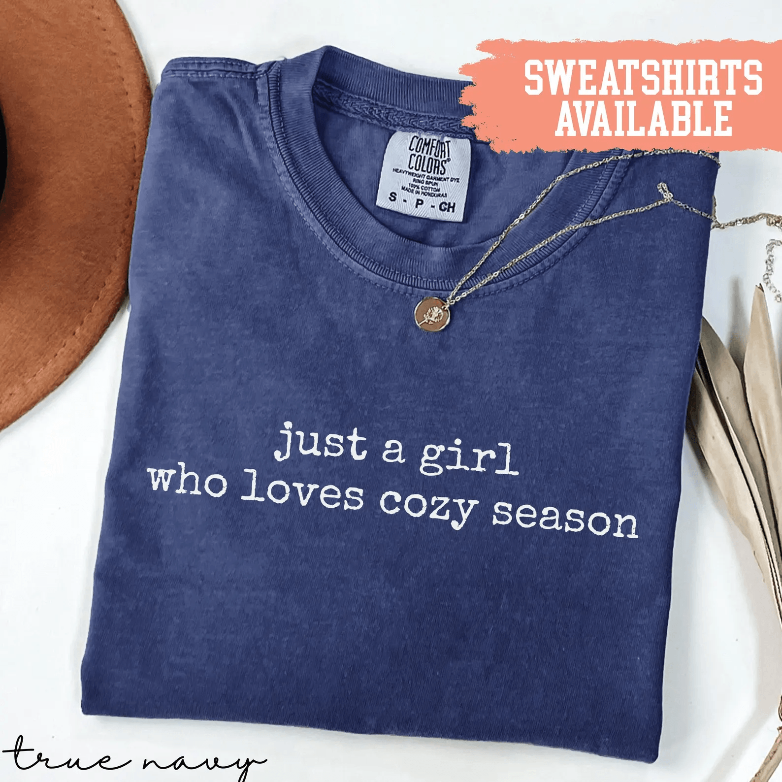 Just A Girl Who Loves Cozy Season Shirt Comfort Colors Fall Shirt Thanksgiving Tee mustard xl t Shirt