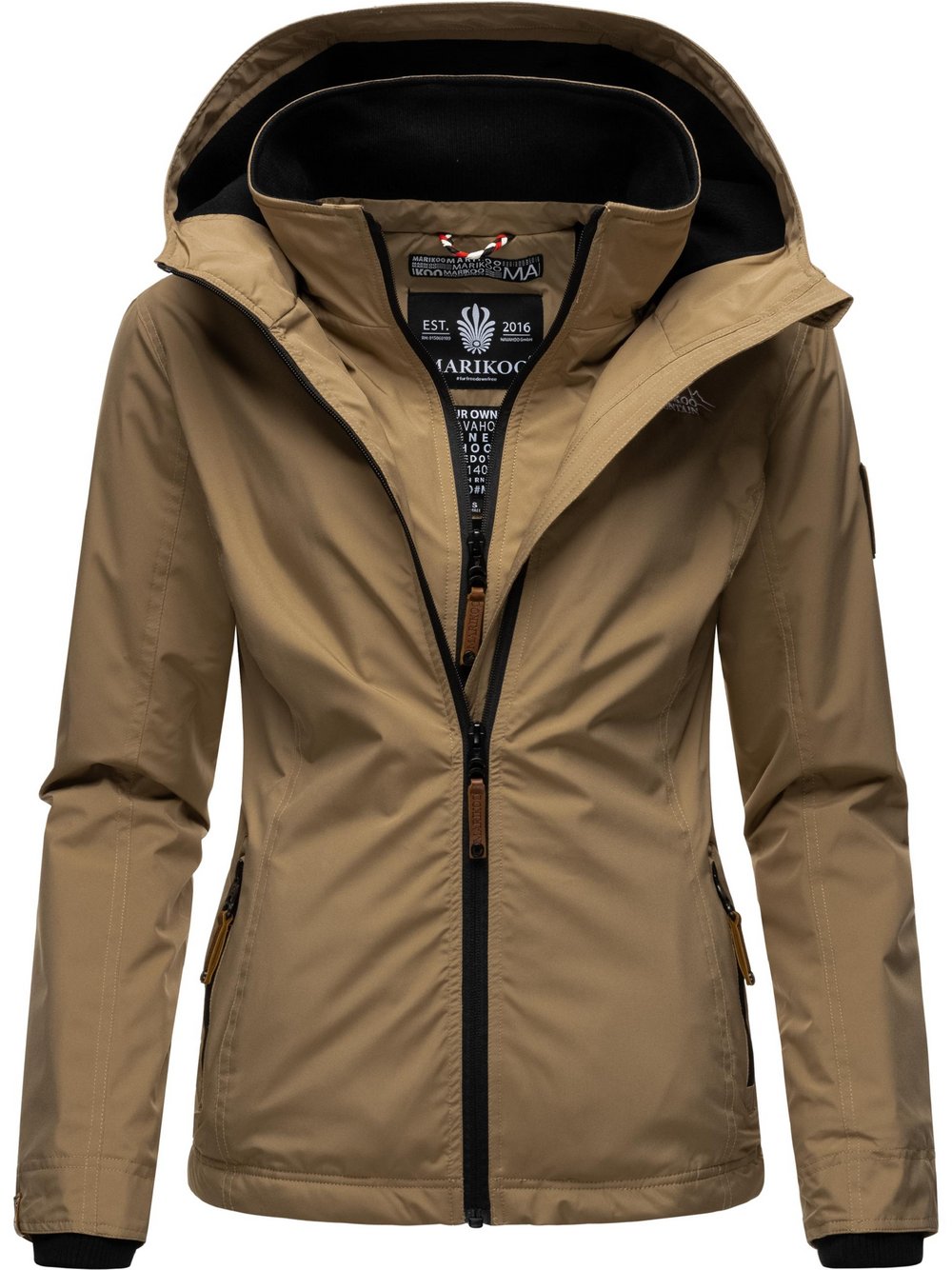 Marikoo Übergangsjacke Damen taupe, M Image