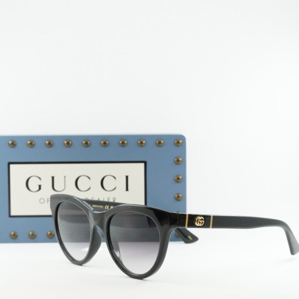 Gucci Accessories | Gucci Gg0763s 001 Cat Eye Women Sunglasses - Black / Grey | Color: Black/Gray | Size: 53 - 19 - 145