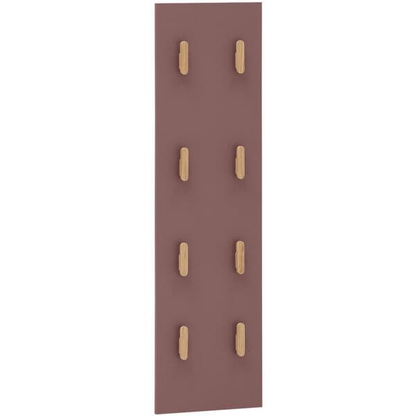 Möbelpartner Hakenpaneel »Bjarne« 8 Haken aus Holz violett, 30x110.6x2.6 cm