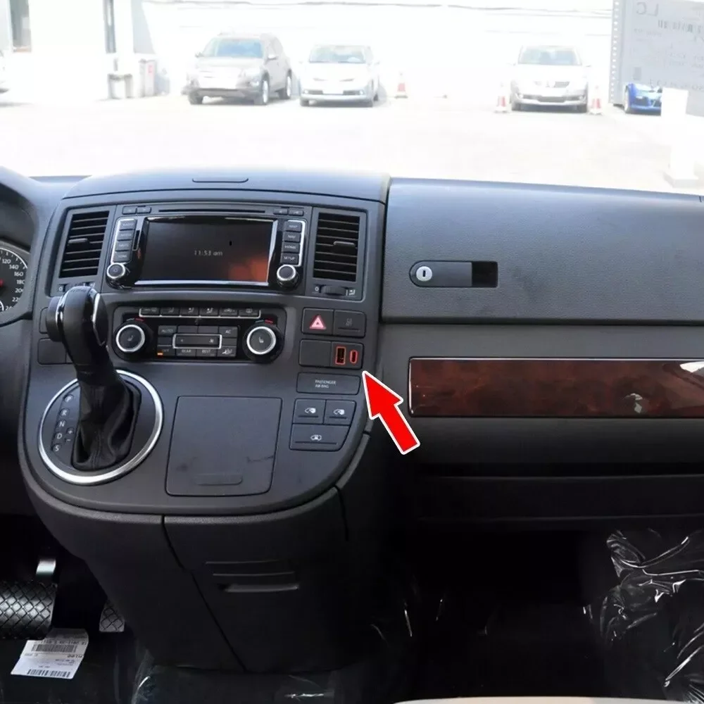 Adattatore caricabatterie USB per auto per VW Multivan T5 2003-15, doppia porta USB Type C PD+QC3.0, caricatore per telefono, adattatore di alimentazione per auto.