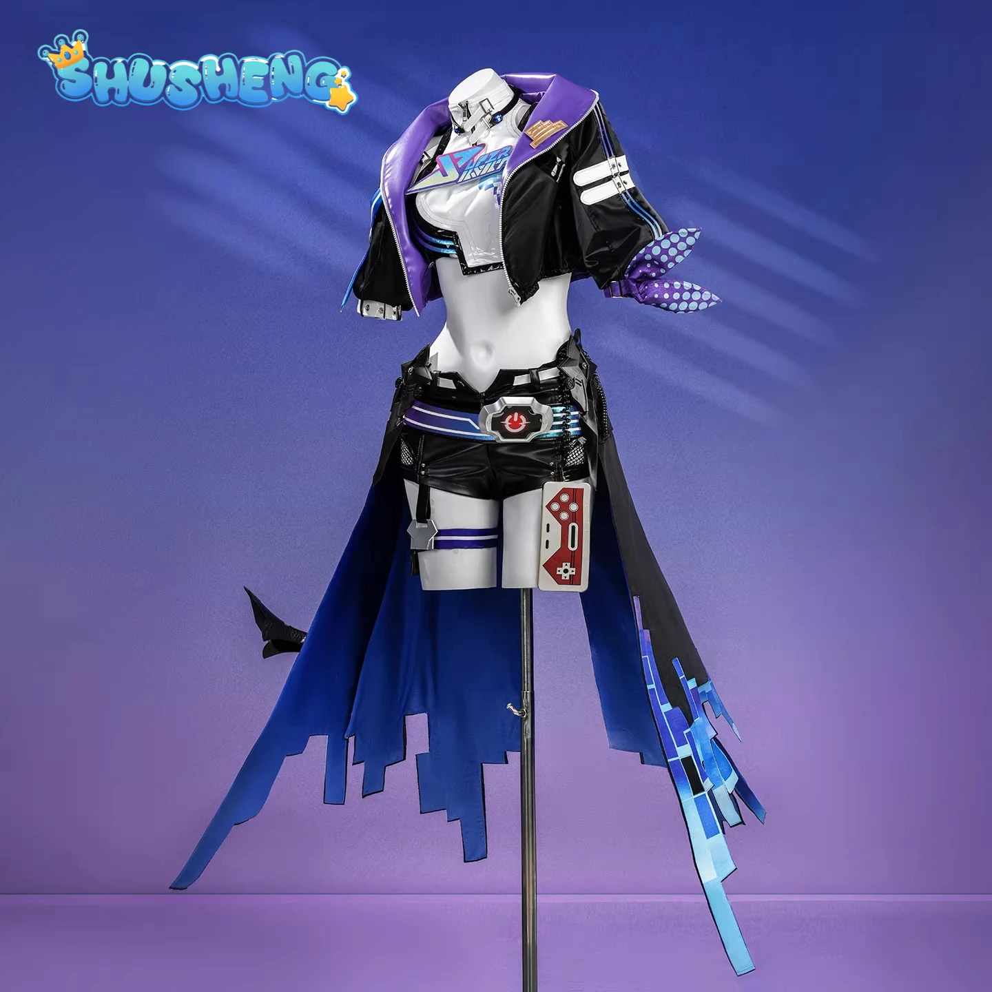 Game Cosplay Serie: Honkai: Star Rail - Silver Wolf LV.999/SP Silver Wolf Cosplay-Kostüm Komplettset Shushengcos