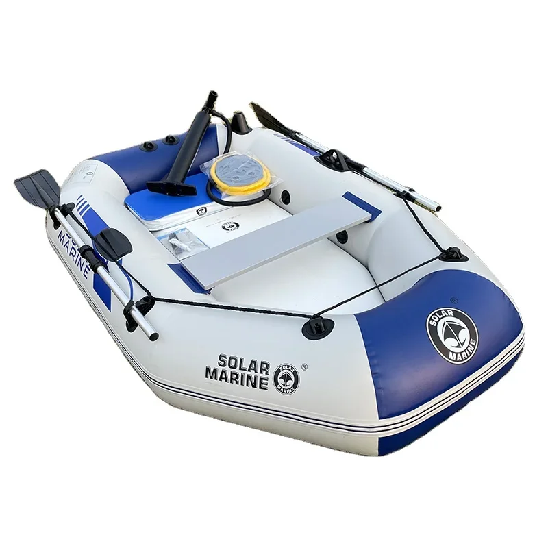 -Einzelne aufblasbare PVC-Ruderboote zum Angeln, 1,75 m, Kajak, Wasserspiel, Basteln, Luftmatte, Boden zum Tauchen, Surfen, Segeln Image