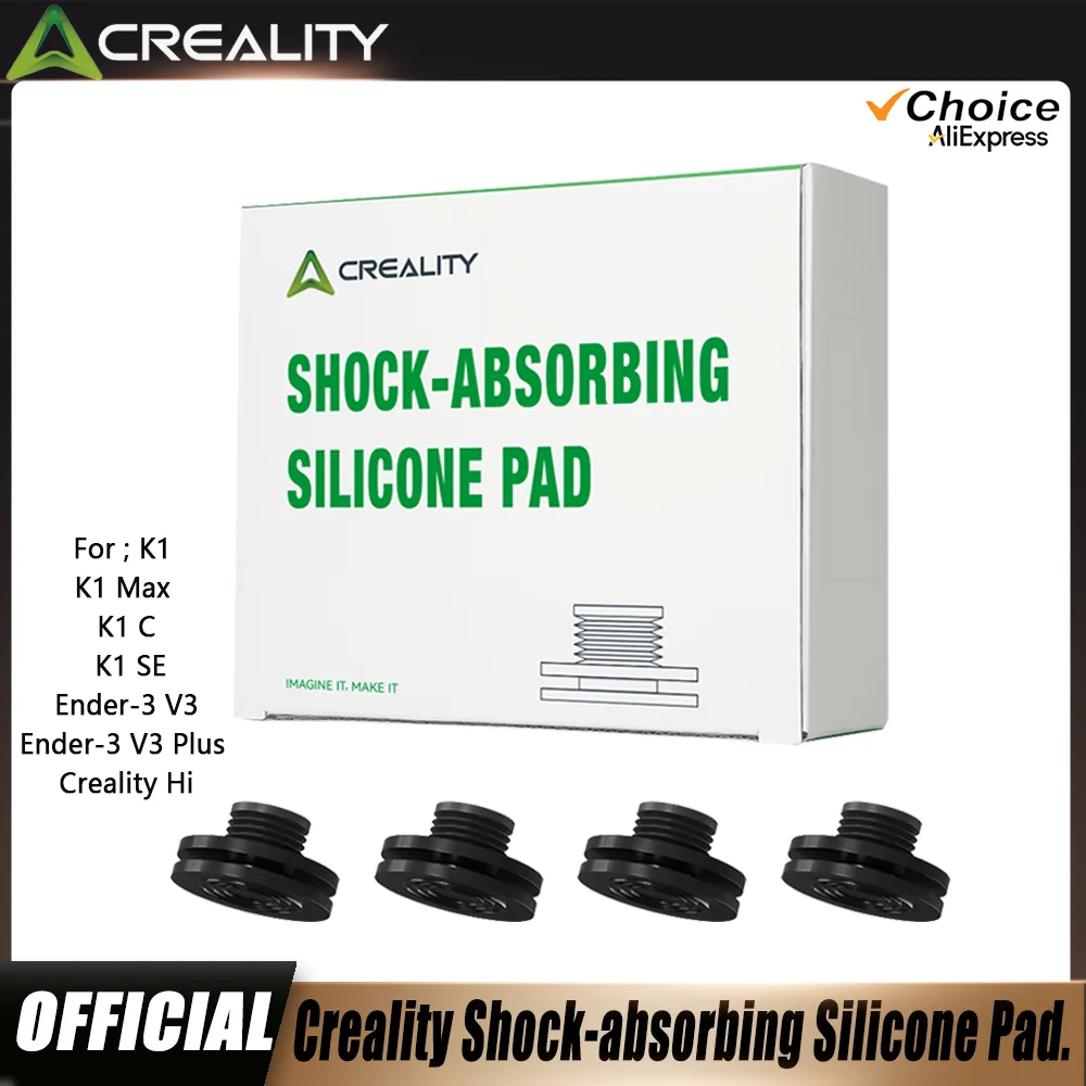 Stoßdämpfende Silikonpads der Creality K1-Serie für K1 Max/K1C/K1 SE/Ender-3 V3/V3 Plus/Hi 3D-Drucker, Vibrationsdämpfungsteile Image