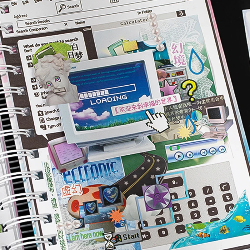 Rich Elements Erinnerungsbuch-Set, Nostalgisches Heilendes Bastelzubehör, Ein Muss für DIY-Liebhaber & Ideales Geschenk Image