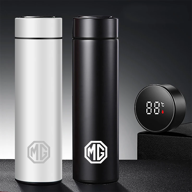 Auto Isolierte Tasse 500 ml Wasser Kaffee Tee Thermoskanne Für Morris Garages MG MG3 MG5 MG6 MG7 GT GS Hector HS ZS ZX EZS EHS 2017 Image