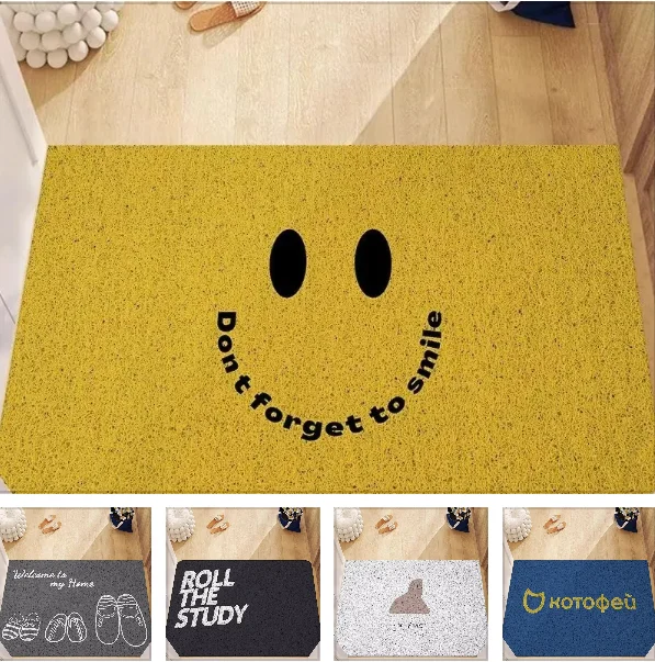 Eingangstür-Fußmatte Veranda-Eingangsmatte Schmutzfangmatte Rutschfeste Türmatte Bodenmatte Eingangs-Küchenmatte Image