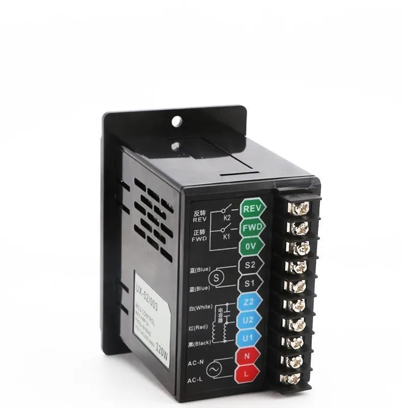 UX52 120 W Elektromotor-Drehzahlregler mit Digitalanzeige, multifunktionaler elektronischer Wechselstromreduzierungsschalter für die Motorsteuerung Image