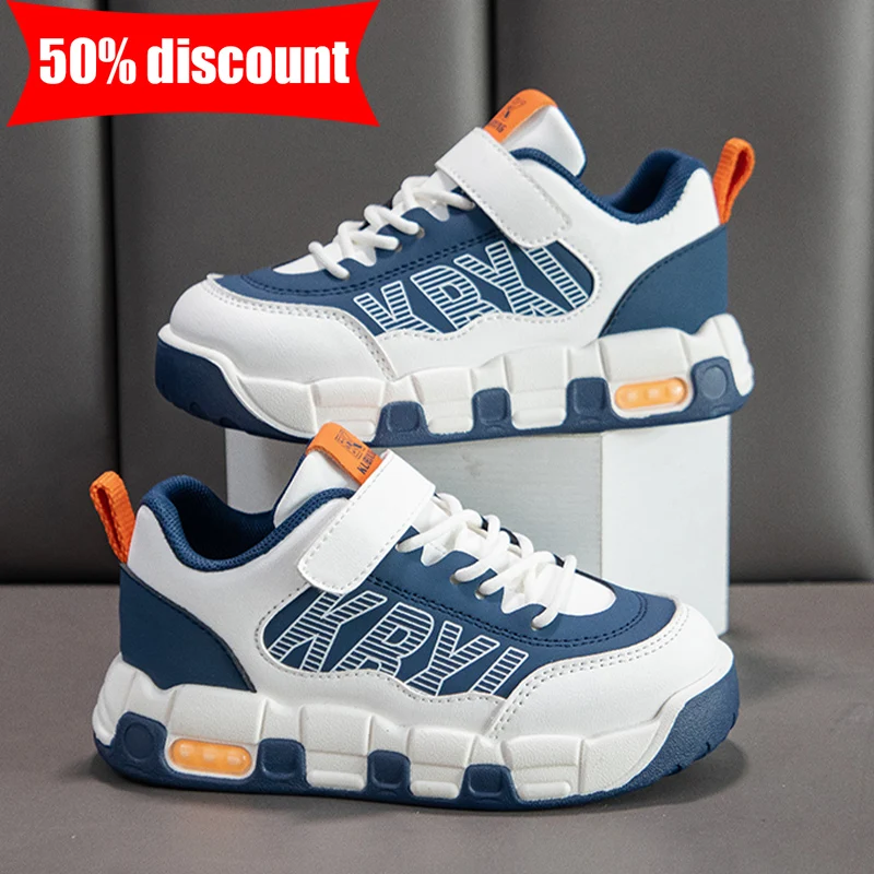 Kinder-Board-Schuhe, bequem, Leder, lässig, täglich, leicht, flache Schuhe, rutschfest, für den Außenbereich, für Kinder, Sport, Wanderschuhe, Größe 26–37