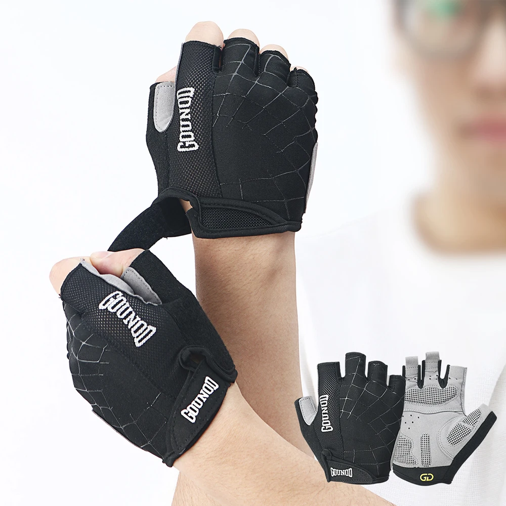 1 Paar Fitnesshandschuhe, Trainingshandschuhe, fingerlose Handschuhe zum Gewichtheben, leichte, atmungsaktive Fitnesshandschuhe, Sporthandschuhe Image