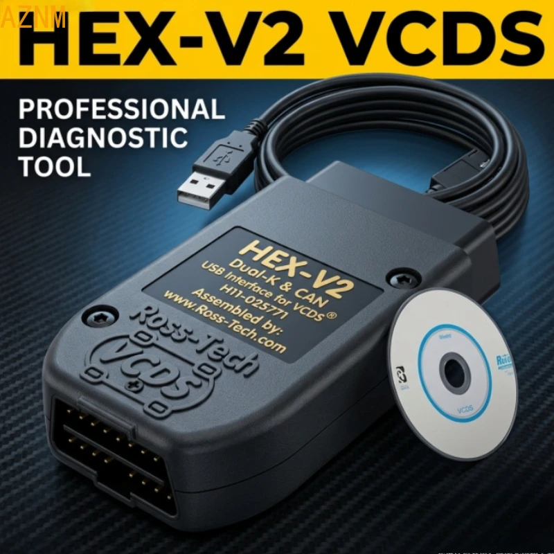 2025 VCDS 25.3 VAG Scanner OBD2 Diagnosekabel HEX V2 Mehrsprachig Für VW Audi Skoda Seat Image
