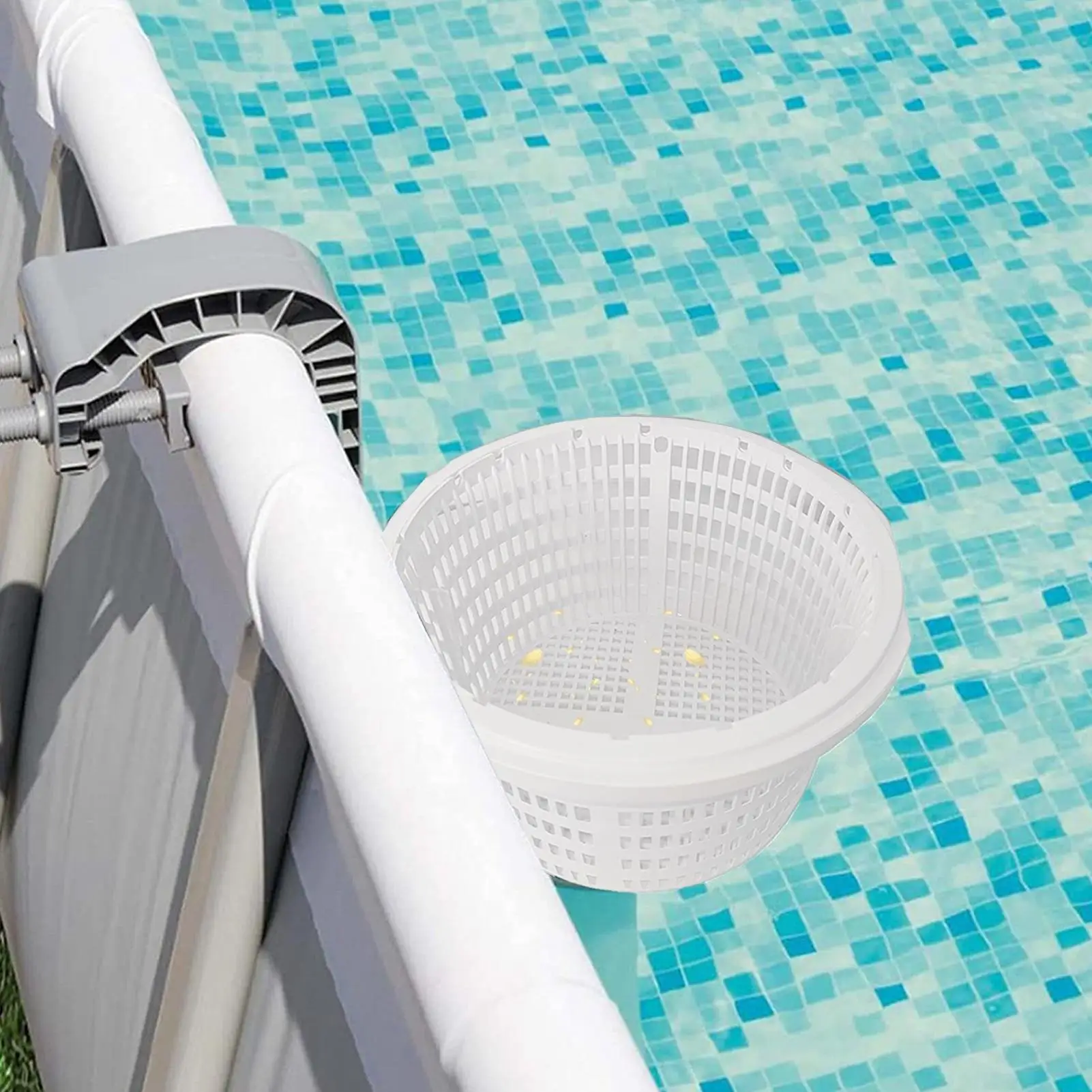 Ersatz-Skimmerkorb für eingelassene Pools – Effizientes Reinigungsnetz für einfache Blätterentfernung Image