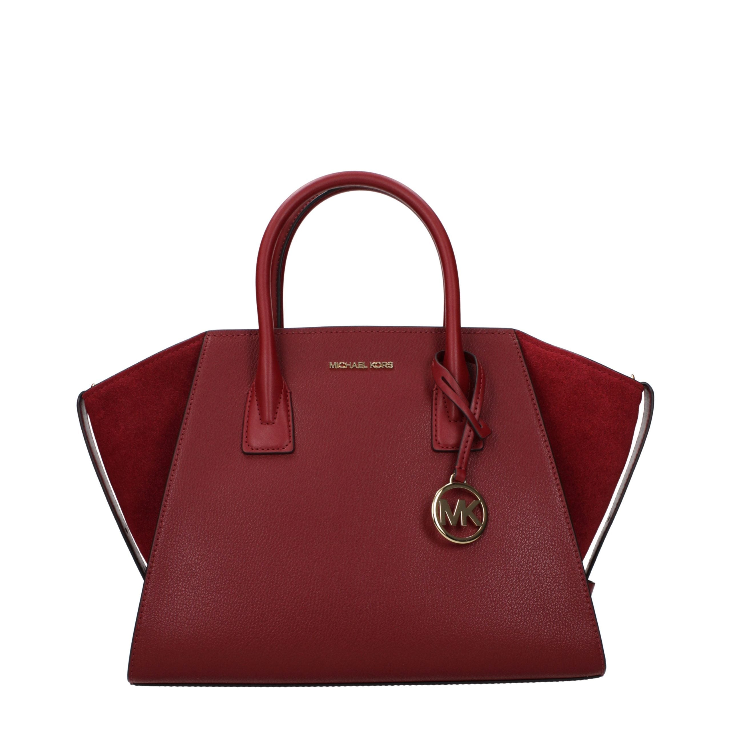 Michael Kors Rote Leder-Handtasche Einheitsgröße