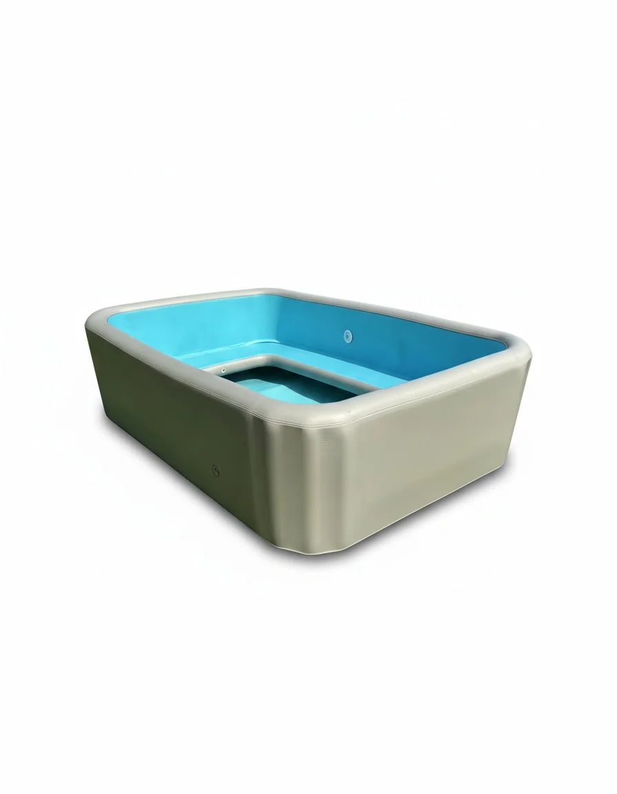 Piscine gonflable, épaisseur 10cm 15cm 20cm, piscine Drop Stitch, piscine gonflable robuste en PVC DWF imperméable, piscine portable pour jardin