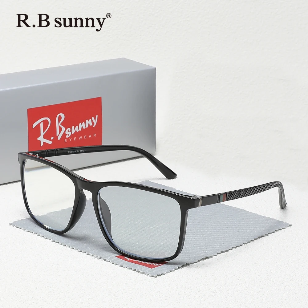Rechteckige Lesebrille mit Blaulichtfilter für Senioren +1.0 +1.5 +2.0 +2.5 +3.0 +3.5 Image