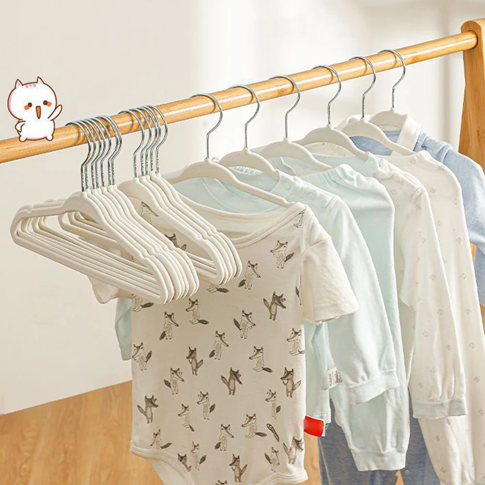 10 Stück Wäscheständer für Erwachsene, Samt-Kleiderbügel, rutschfeste Rotin-Kleiderbügel, Schrank-Organizer, Mehrzweck-Kleiderständer