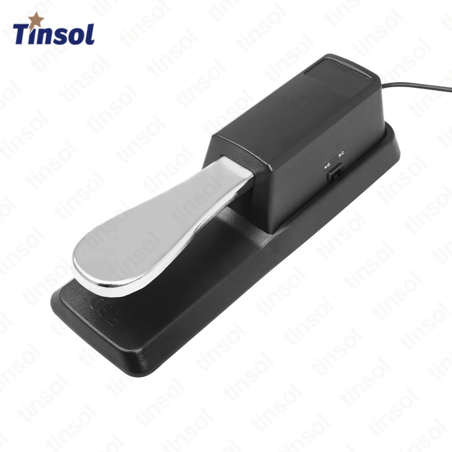 Neues Sustain-Pedal mit Polaritätsschalter für MIDI-Keyboard, Synthesizer, Digitalpianos, E-Piano, Schlagzeug und Musikinstrument-Zubehör Image