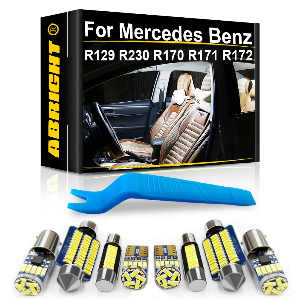 Luci LED Interne per Auto Abright per Mercedes Benz R129 R230 SL55 SL500 SLK Classe SL R170 R171 R172 SLK55 SLK230 SLK350 Canbus