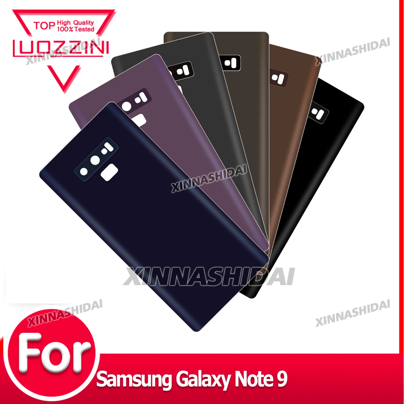 NEUE Batterieabdeckung für Samsung Galaxy Note 9, Ersatz-Batteriegehäuse, Rahmen für Note 9, Batterieabdeckung, Gehäuse Image