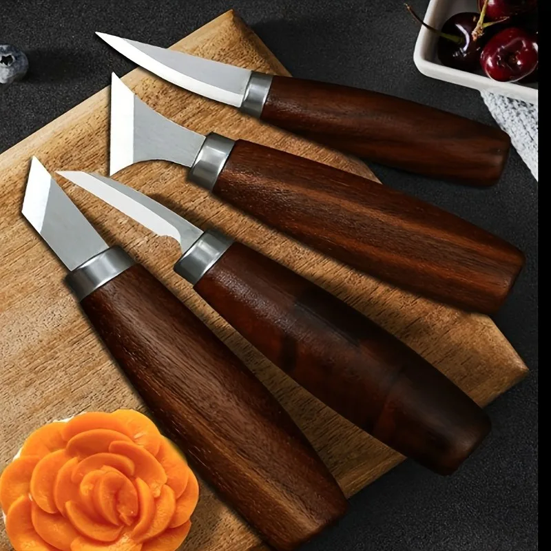 Set di Utensili per Intaglio del Legno, Coltello per Intaglio Fai-da-Te, Scalpello Manuale, Set di Strumenti per Intaglio del Legno