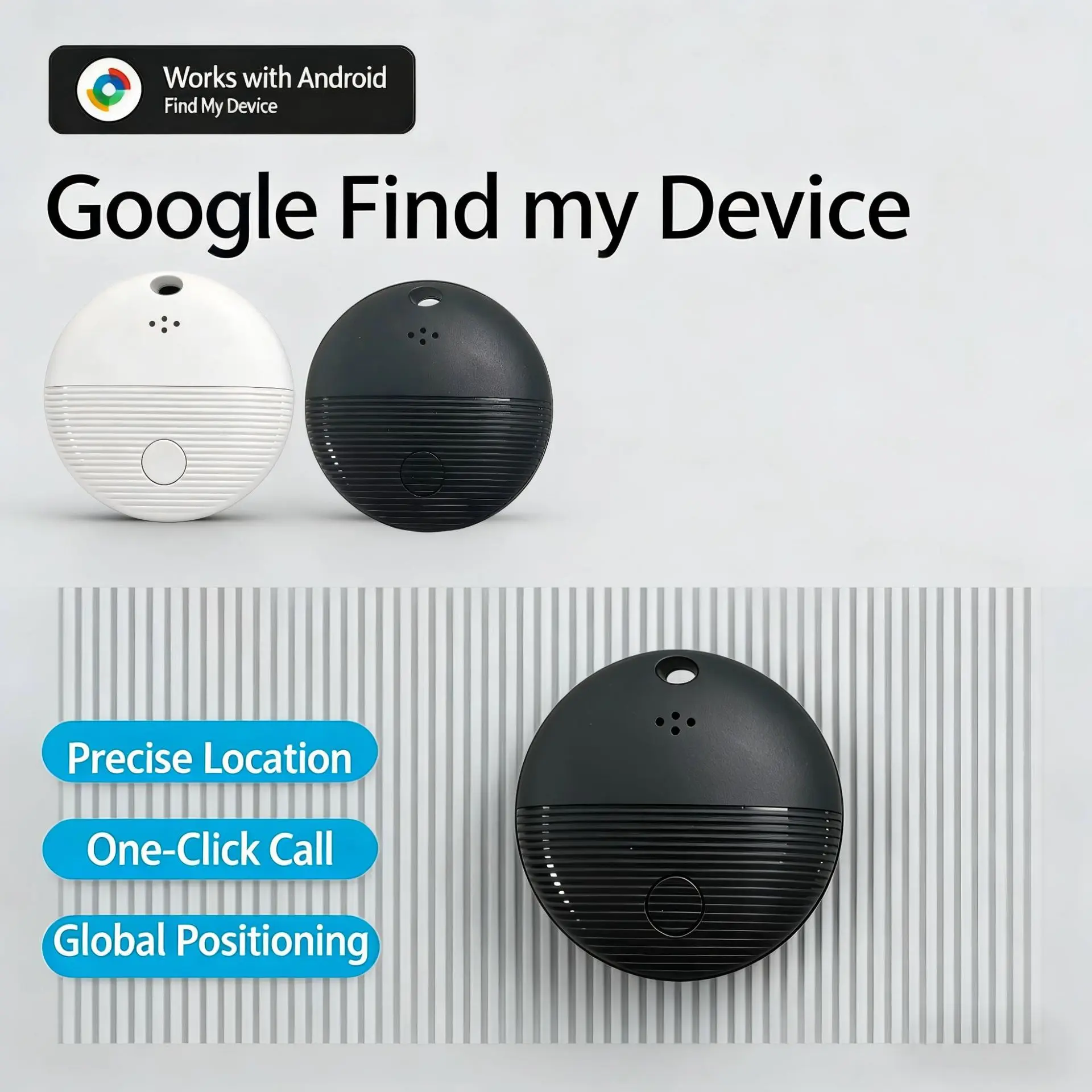 CD Airtag Ortungsgerät für Android Google Find Hub Smart Tag für Kinder, Haustiere, Auto GPS-Tracker Anti-Verlust-Alarm Erinnerungsfunktion Image