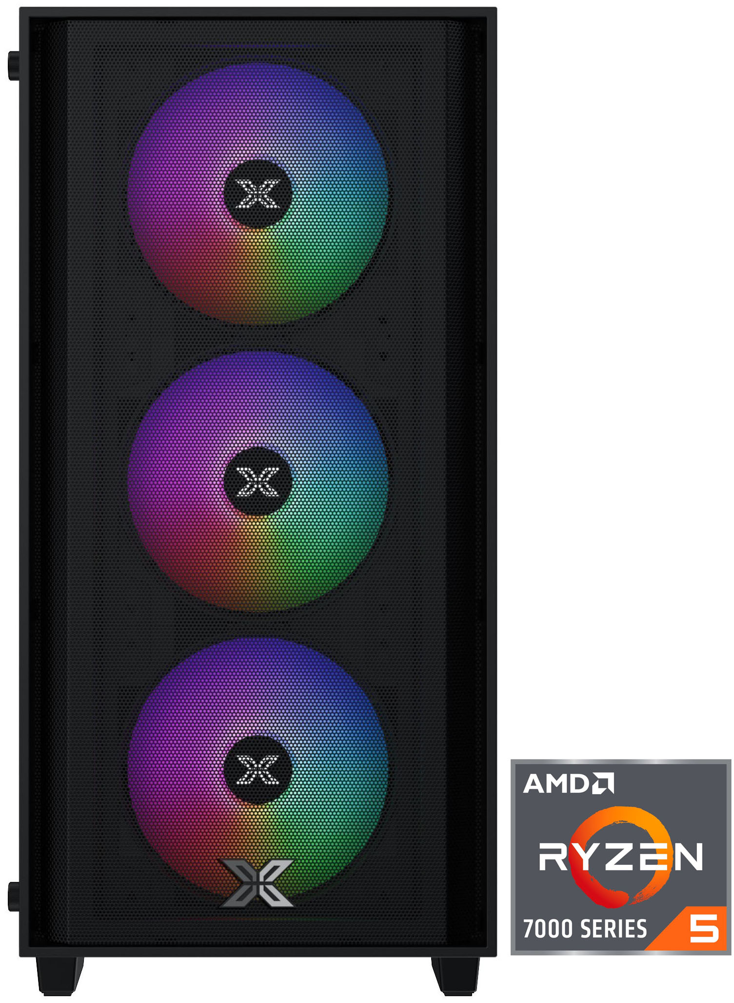 CAPTIVA Gaming-PC "Highend Gaming R99-634", schwarz, ohne Betriebssystem, 16 GB RAM 500 GB SSD, Desktop-PCs Image