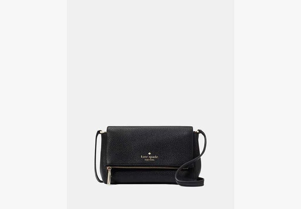 Leila Mini Crossbody - Black - Kate Spade Shoulder Bags