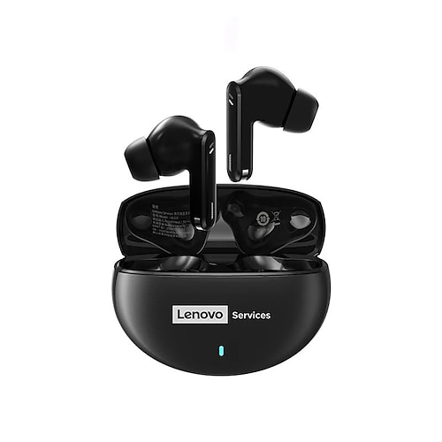 Cuffie Lenovo LE253 TWS wireless Bluetooth 6.0 con cancellazione attiva del rumore (ANC), suono Hi-Fi, auricolari per sport e gaming con microfono.