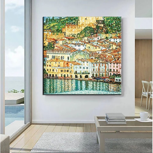 Dipinto A Mano Dipinto A Mano Dipinto Ad Olio Arte Della Parete Astratta Klimt Piccola Casa Dipinti Ad Olio Decorazioni Per La Casa Arredamento Tela Arrotolata Senza Cornice Non Tesa
