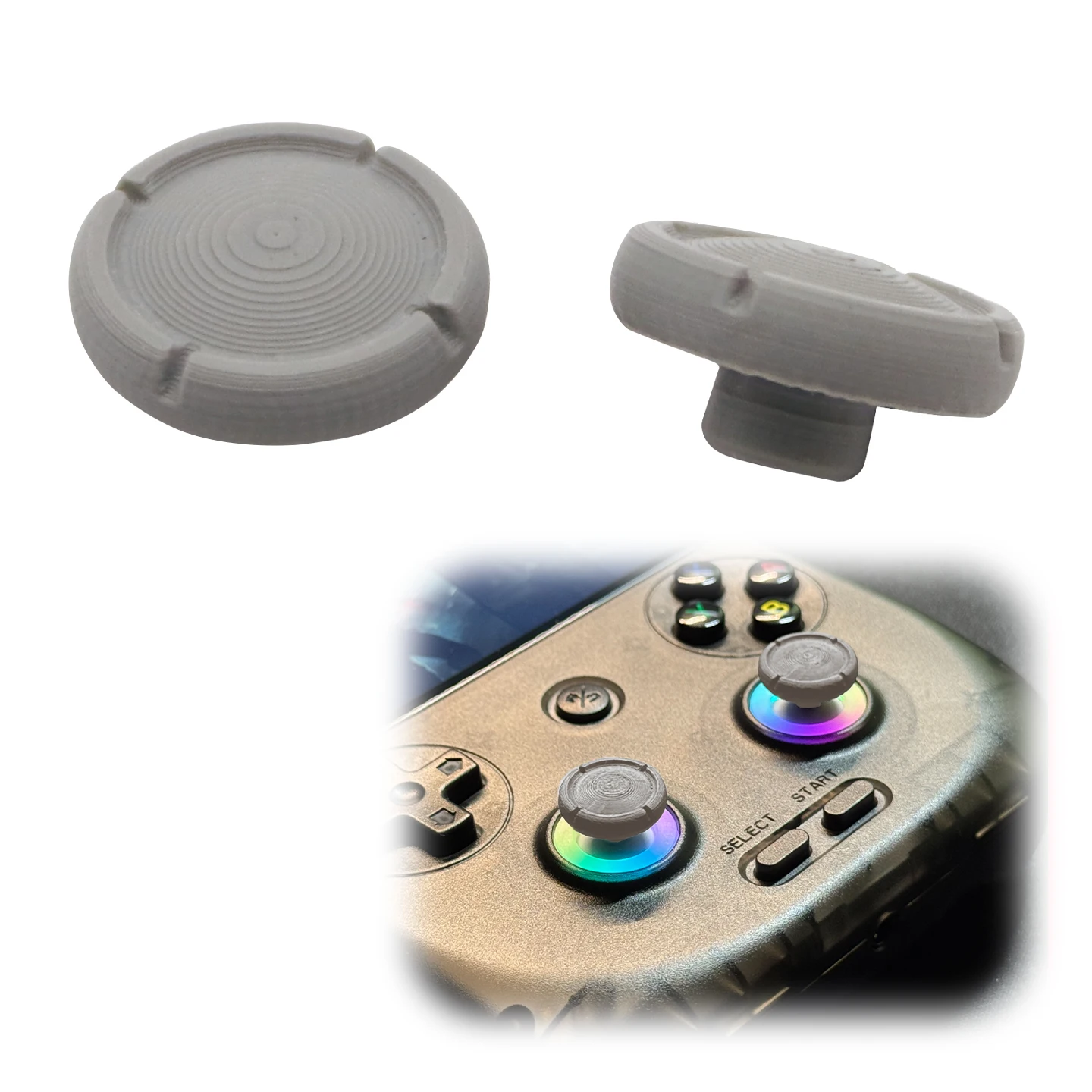 Joystick-Kappen-Ersatzteile für ANBERNIC RG406V/RG406/RG476H/RG477M Gaming-Konsole, Anti-Lose-System, verstärkt und stabil Image