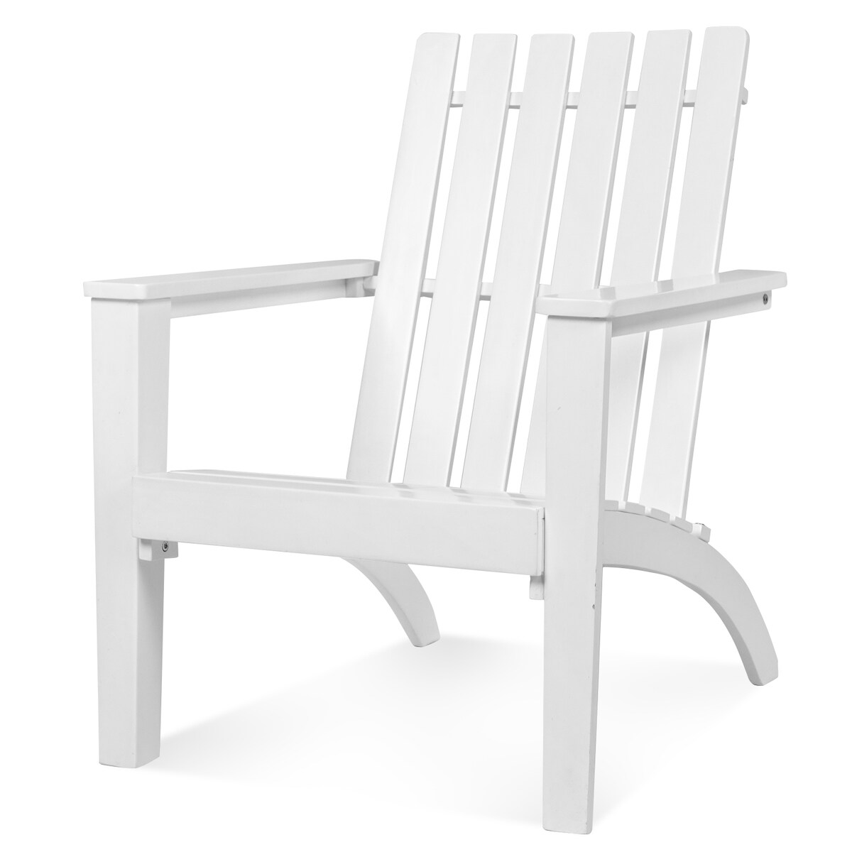 COSTWAY Adirondack-Stuhl aus Akazienholz, Gartenstuhl mit einer Tragkraft von bis zu 160 kg Image