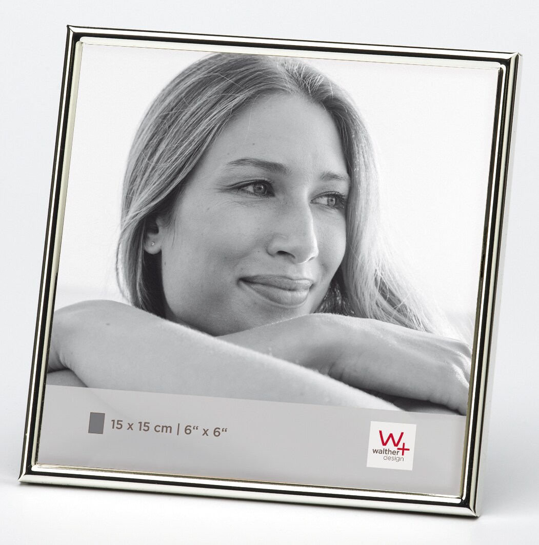 walther + design Chloe Portraitrahmen, silber, 15 x 15 cm Image