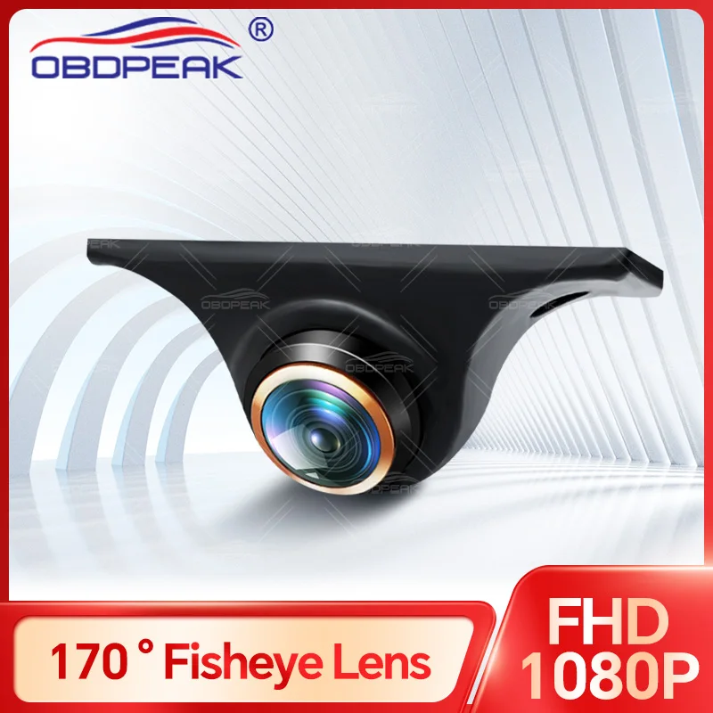 AHD 1080P Auto-Rückfahrkamera 170 ° Fisheye Golden Lens Full HD Nachtsicht Fahrzeug Rückfahrkamera 360 für Dashcam Image