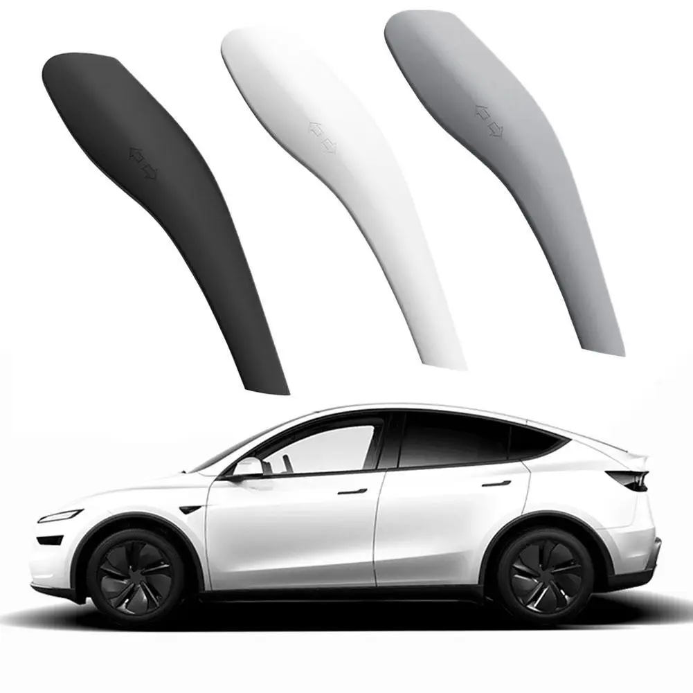 Für Tesla Model Y Juniper 2025, weiche Silikon-Schalthebelabdeckung, Lenkradhebel, Griffschutz, Innenzubehör Image