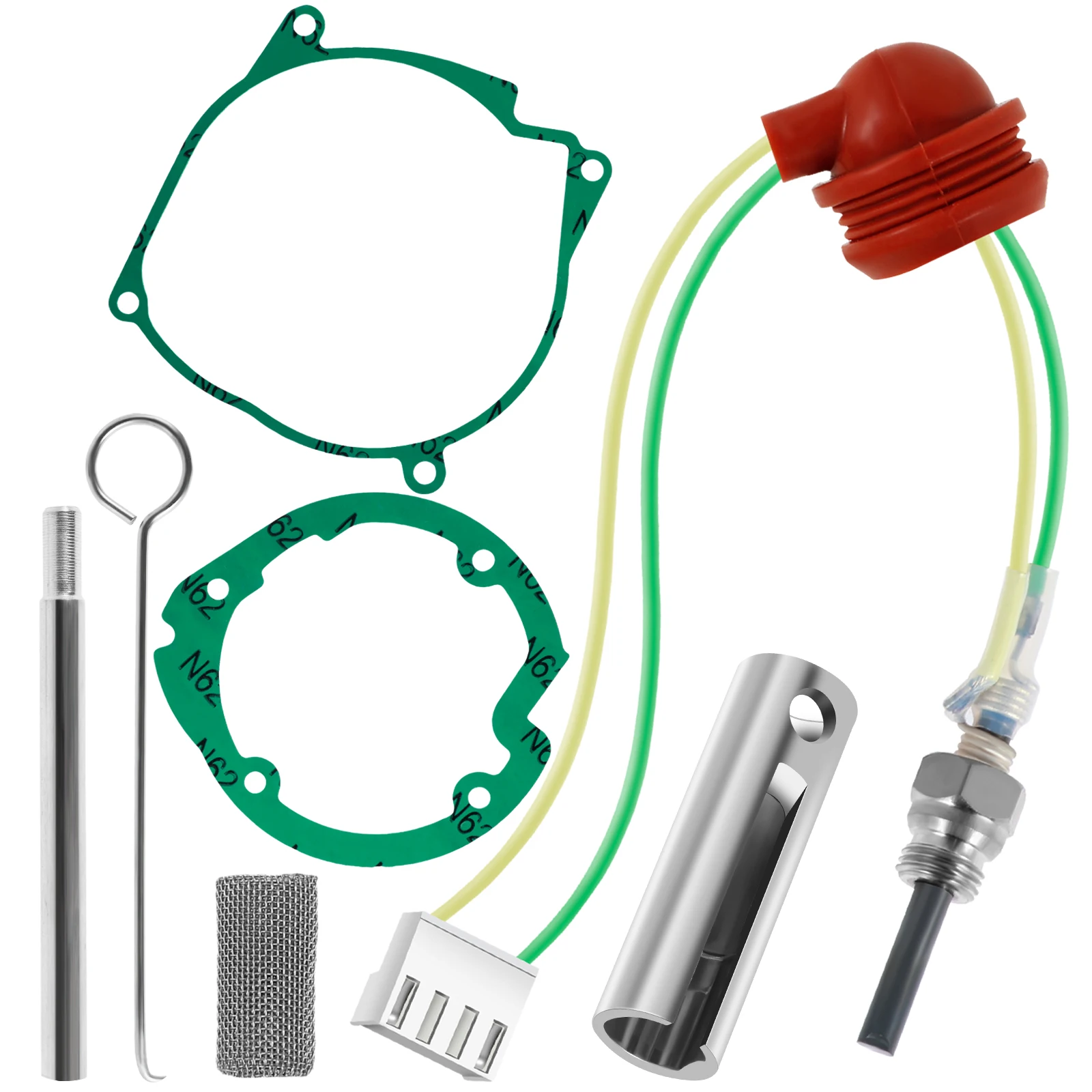 Zündkerze Reparatur Teile 12V Glow Plug Reparatur Kit 2-8KW Luft Diesel Standheizung Glow Auto parkplatz Heizung Kit Auto Zubehör Image