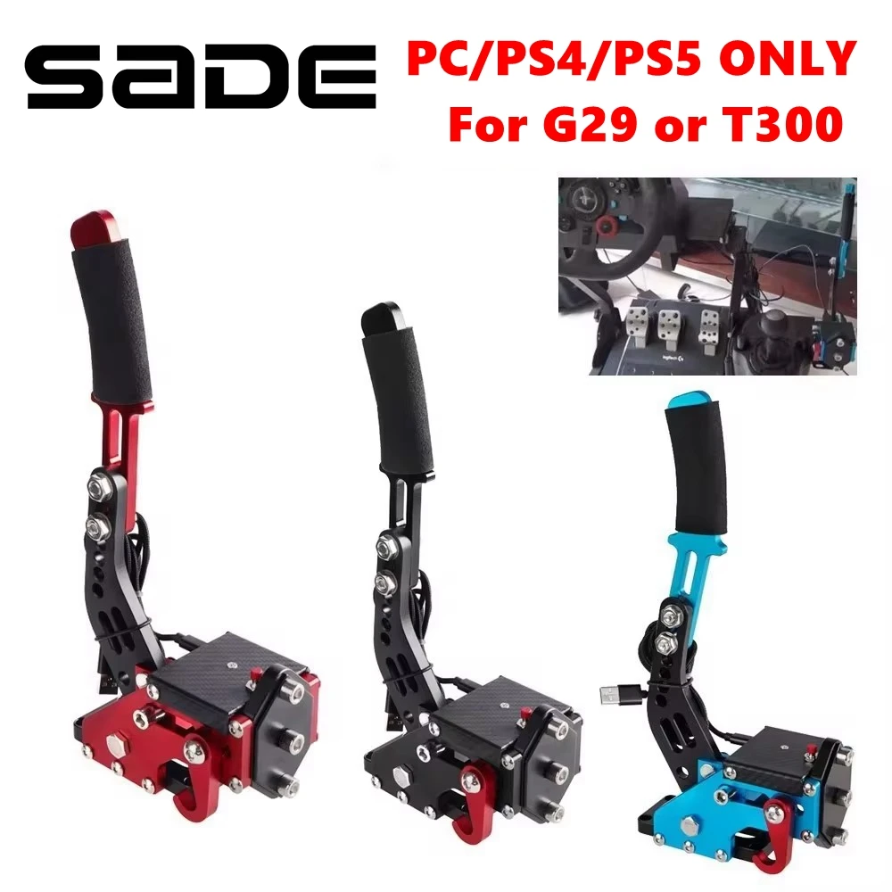 USB-Handbremse für ps4/ps5 logitech g29 t300 xbox1 xss xsx g920 pc alle anwendbaren sim racing dirt rally spiele hand bremssystem Image