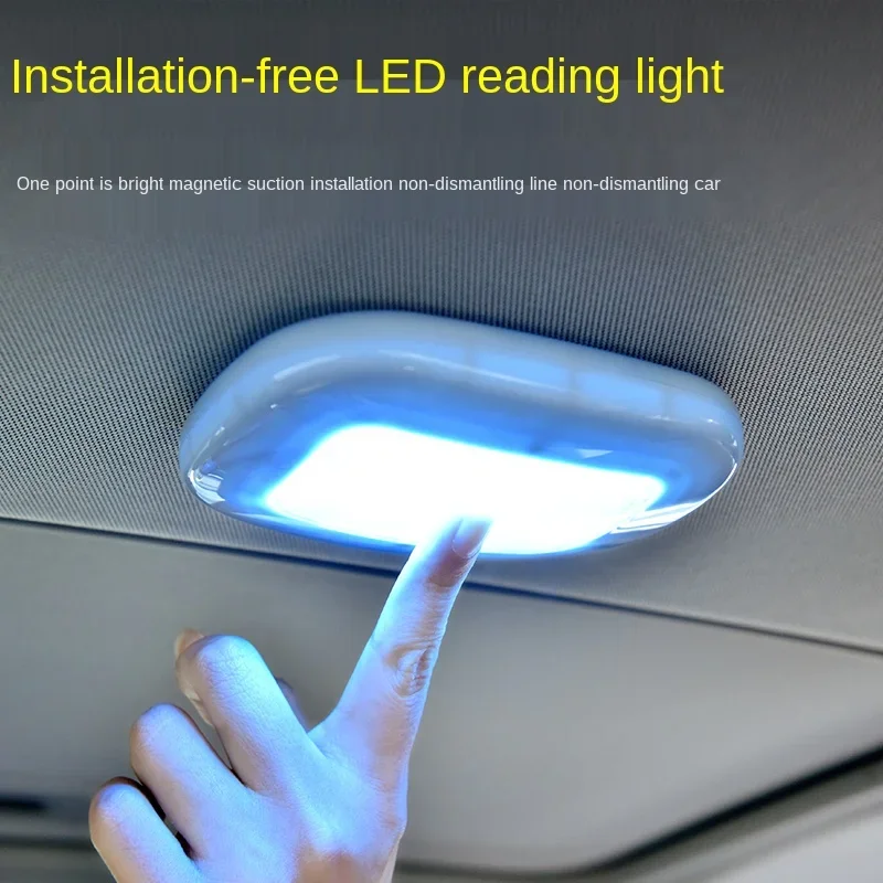 Auto decke lichter 10LED Nacht Lesen Licht USB Lade Magnetische Dome lampe Stamm lampe Dekorative licht led auto innen licht