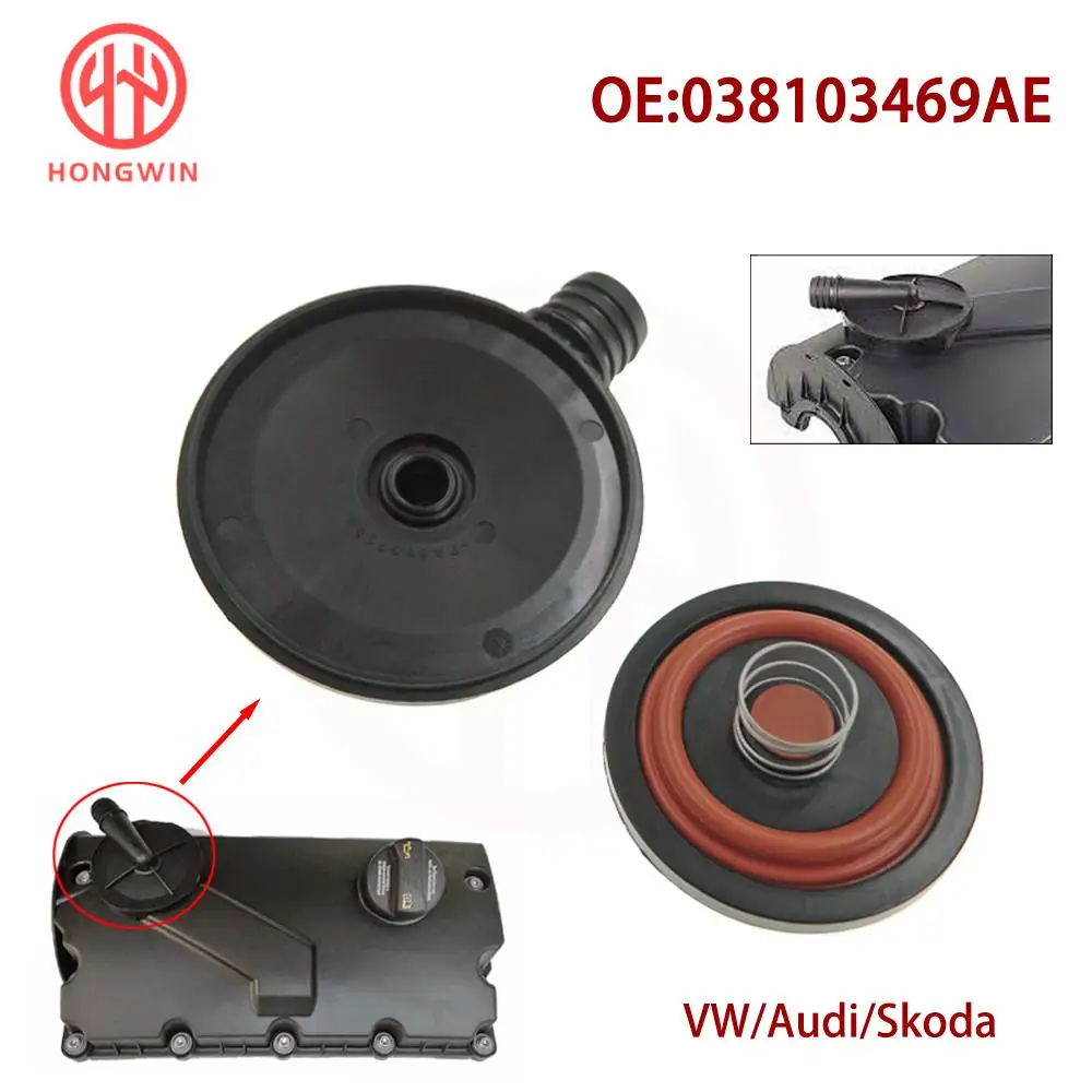 038103469 AD Reparatursatz für die PCV-Ventildeckel des Automotors mit Membran 038103469 Für VW Transporter T5 Passat Golf Audi A4 A6 Sitz Ford Image