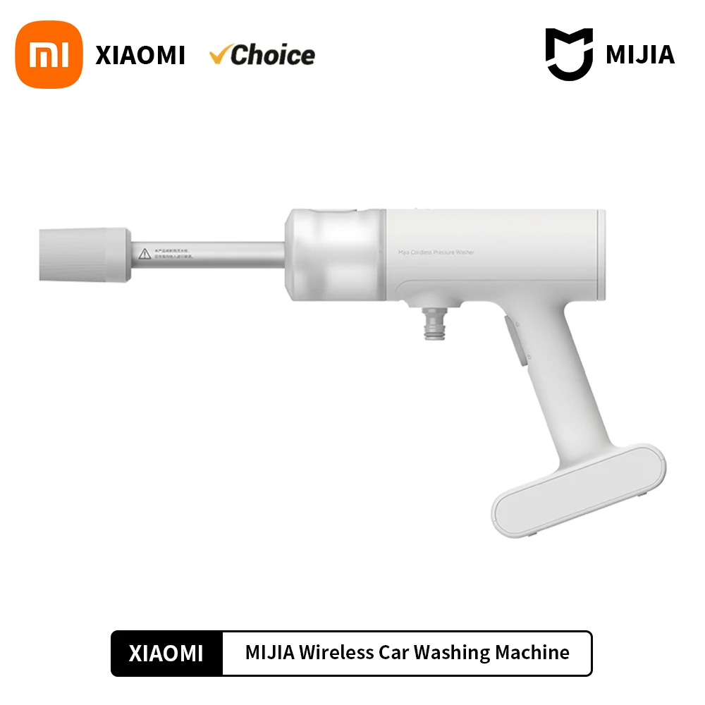NEUE MIJIA Kabellose Autowaschmaschine für Zuhause 2,4 MPa Hochdruck-Sprühgerät Reiniger Schaumgenerator Reinigungspflege Auto CN Image